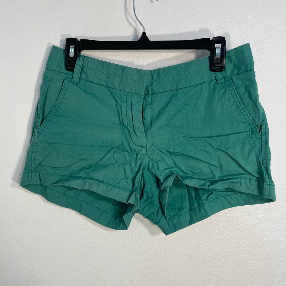 J. Crew factory Green chino Women's Shorts, size 4